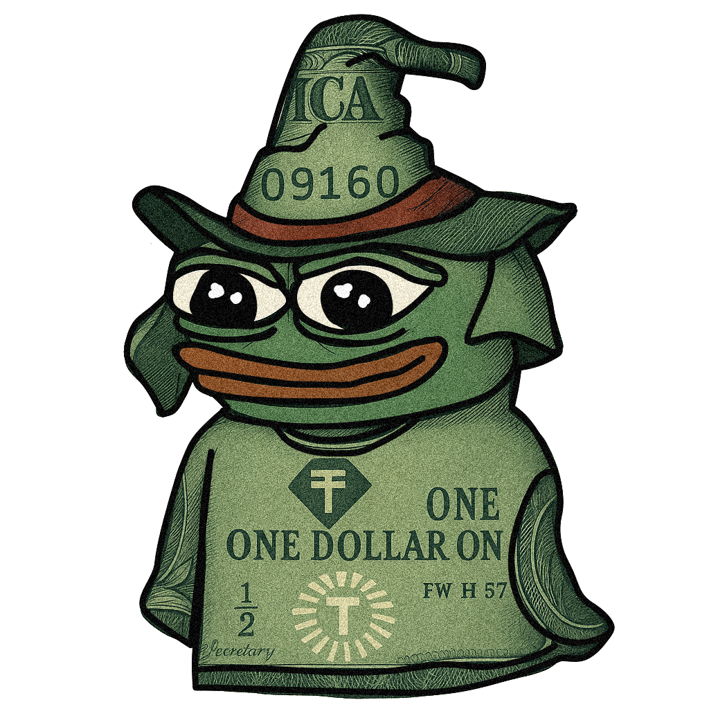 Pepeplasma - The Wizard Pepe with Dollar Magic